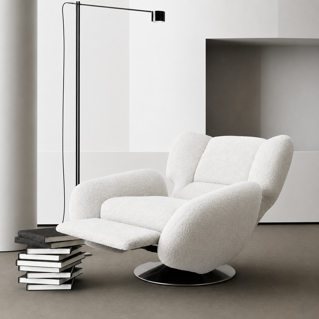 Big White functional single chair