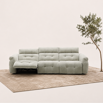Cotton candy functional sofa