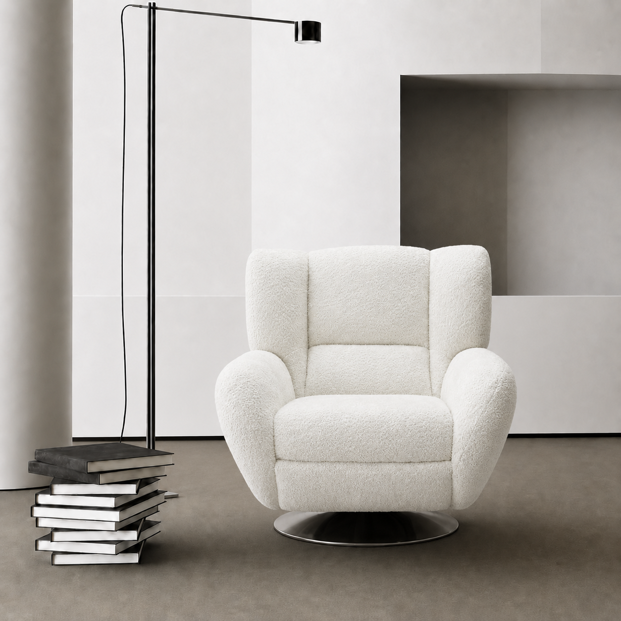 Big White functional single chair